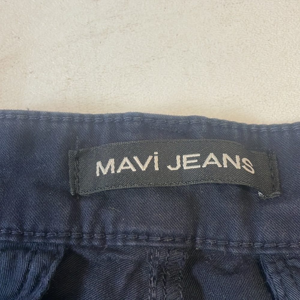 Mavi Jacob 11" Inseam Shorts navy blue chino sz 36 - Picture 4 of 7